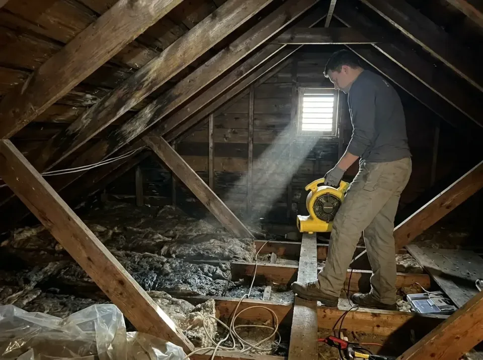 attic-water-damage-drying-proc-007 — frequently asked questions, Emergency Water Extraction & 24/7 Flood Response in Mount R…